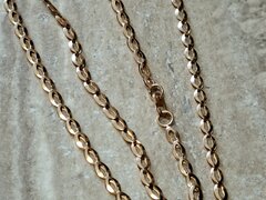 Lantisor elegant din aur - 14 karate, cu lungimea de 55 cm, 7,5 grame