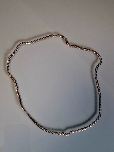 Lantisor elegant din aur - 14 karate, cu lungimea de 55 cm, 7,5 grame