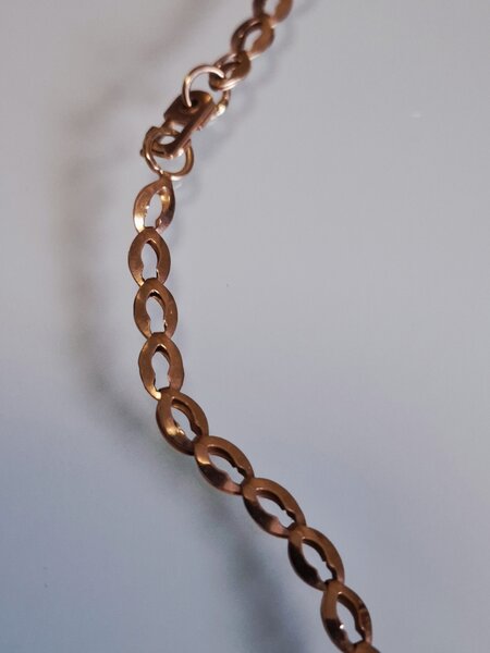 Lantisor elegant din aur - 14 karate, cu lungimea de 55 cm, 7,5 grame